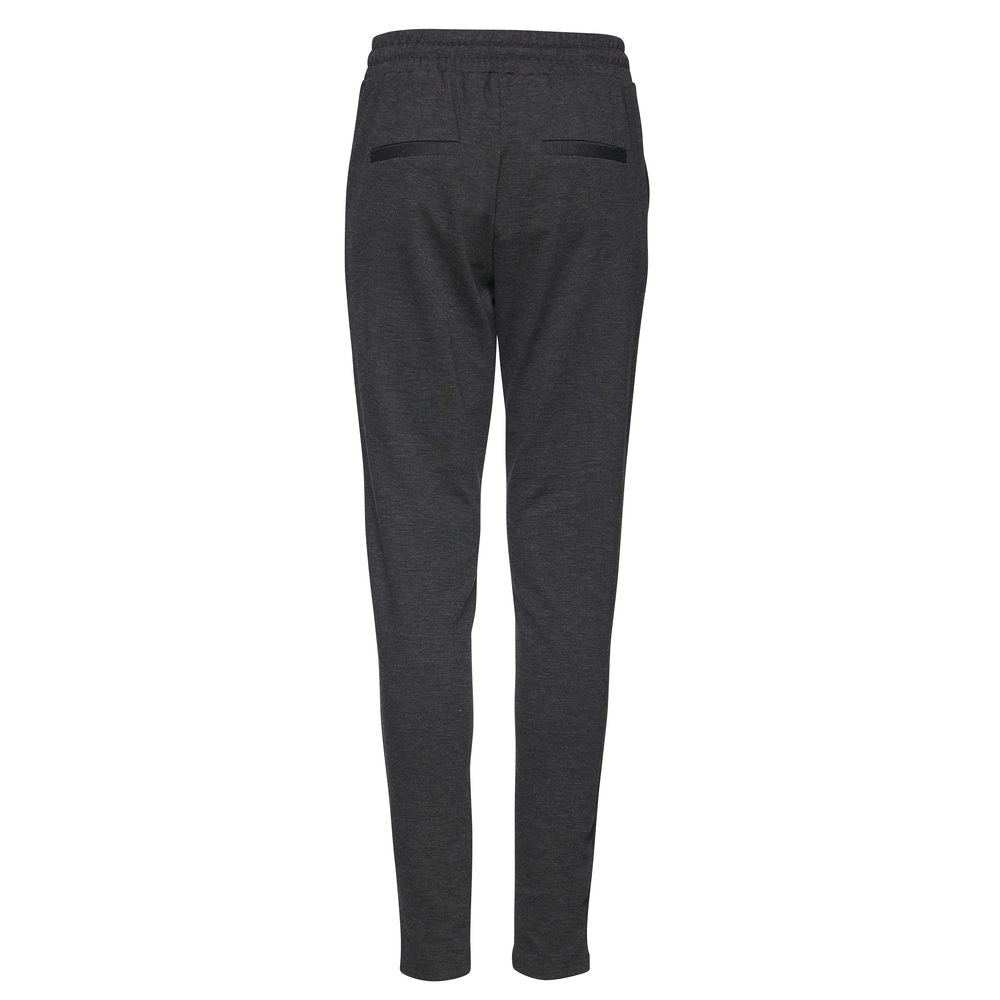 Gray Polyester Pant ICHI