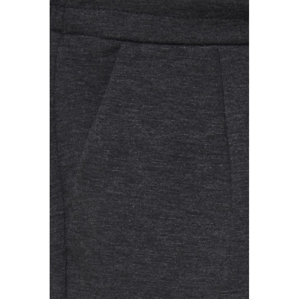 Gray Polyester Pant ICHI