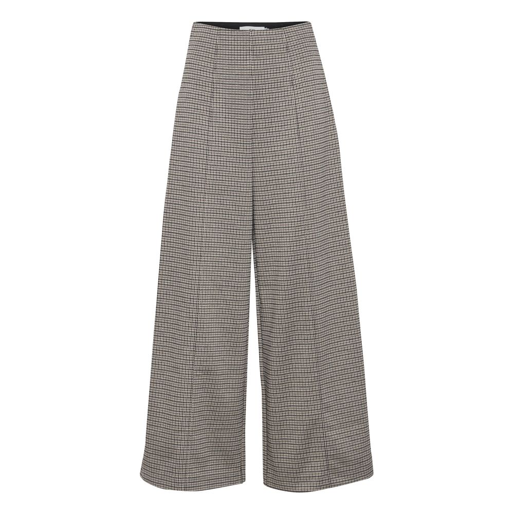 Beige Polyester Pant ICHI