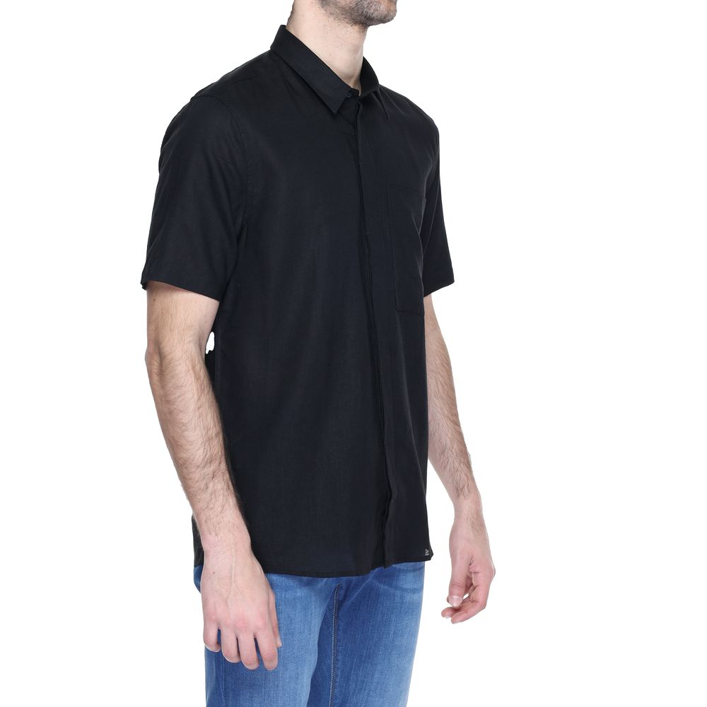 Black Linen Shortsleeve Antony Morato