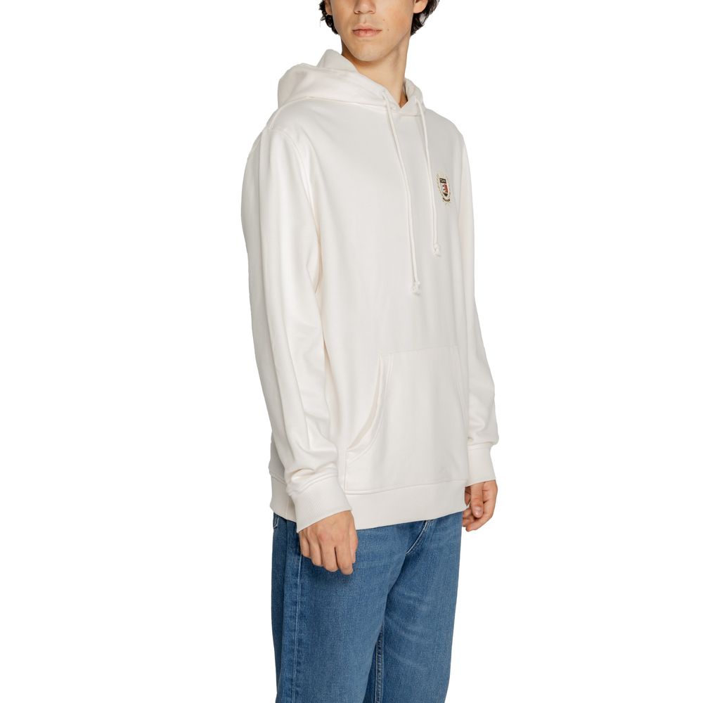 White Cotton Hoody Tommy Hilfiger Jeans