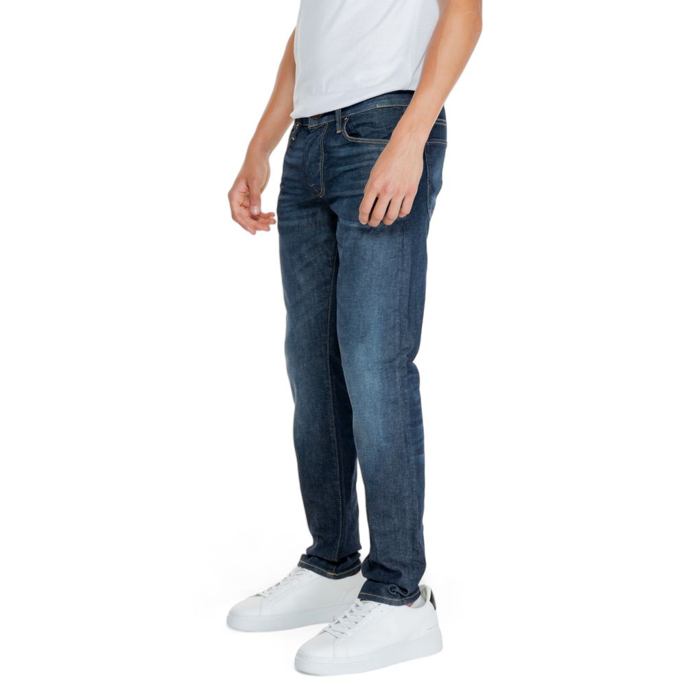 Blue Cotton Relaxed Fit Jean Jack Jones