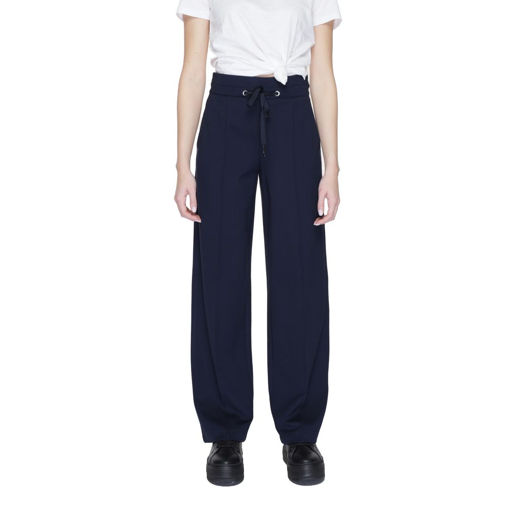 Blue Viscose Pant Street One