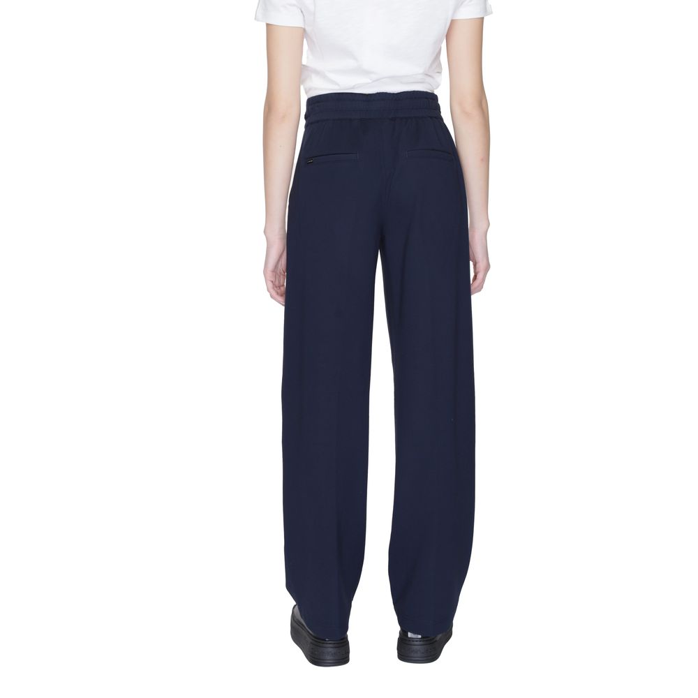 Blue Viscose Pant Street One