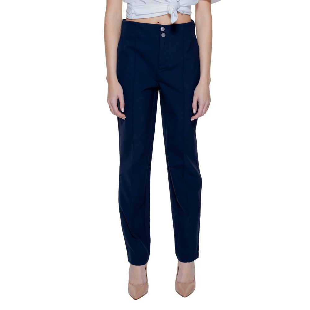 Blue Polyamide Pant Street One