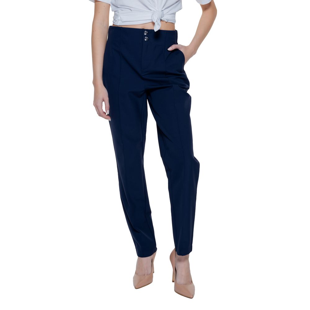 Blue Polyamide Pant Street One