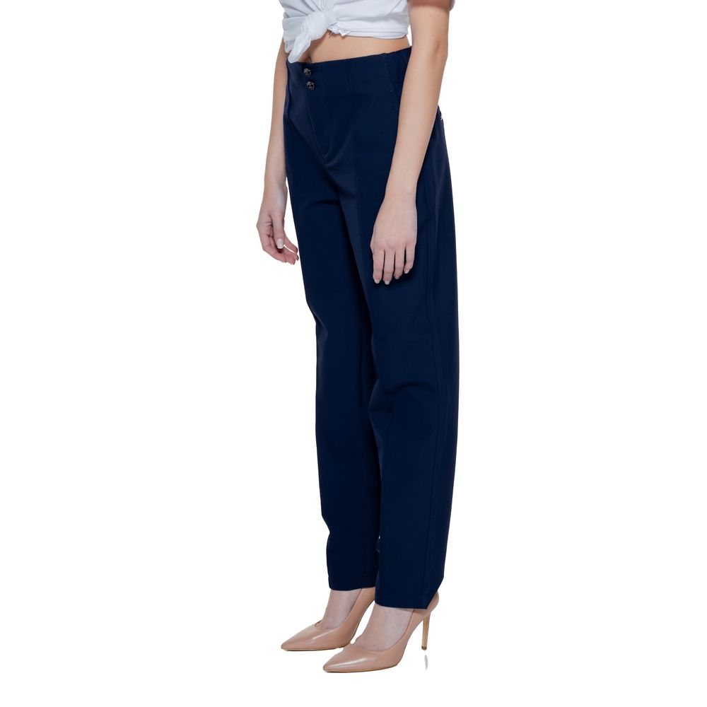 Blue Polyamide Pant Street One