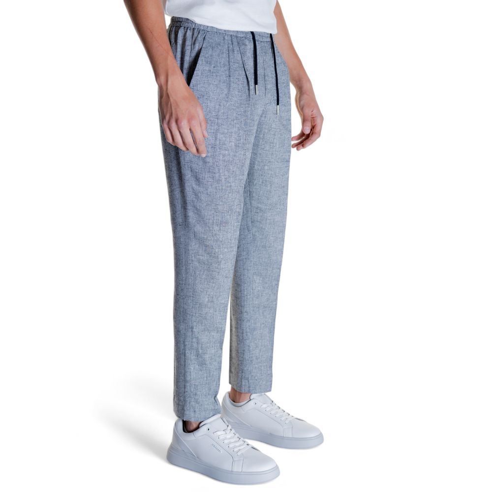 Black Linen Pant Antony Morato