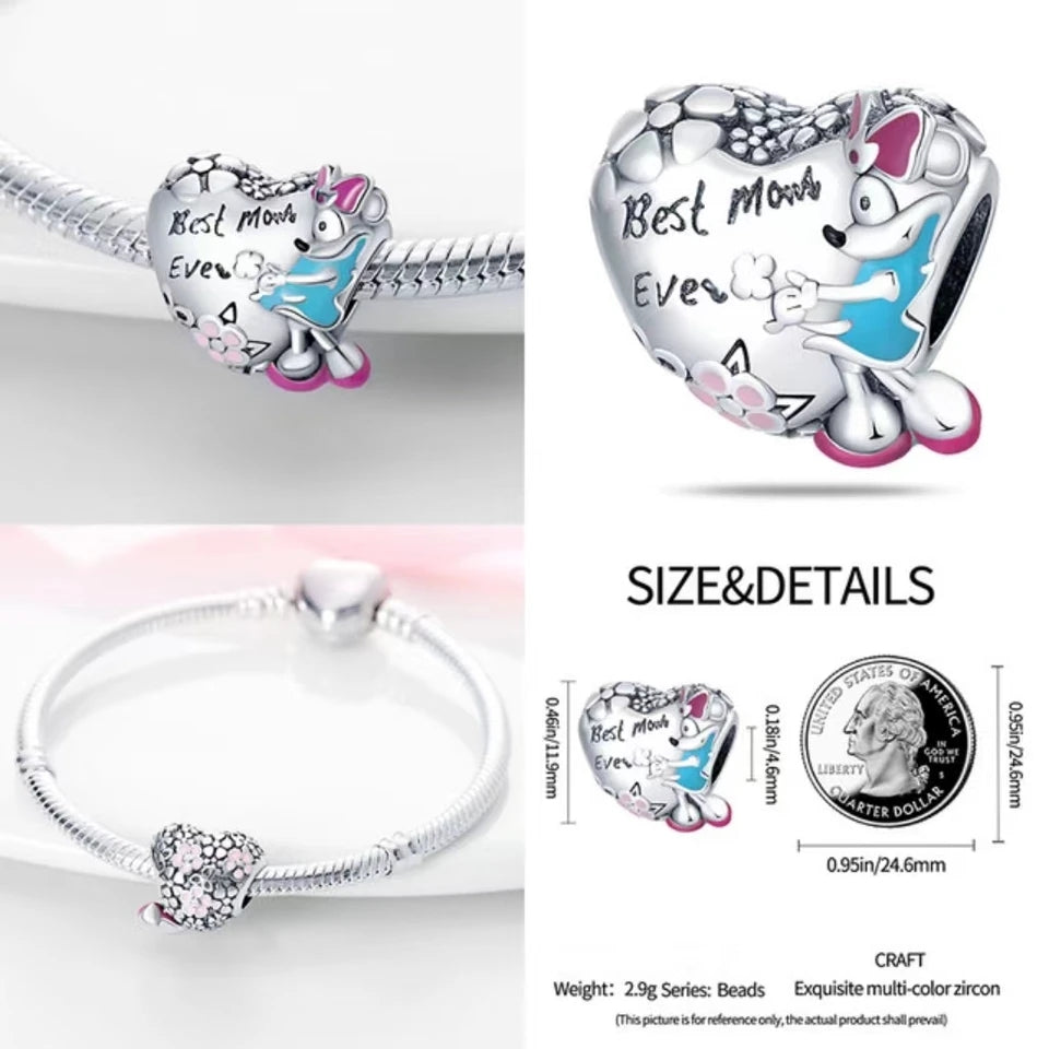 Minnie With Heart Charm Charms & pendants Shopella
