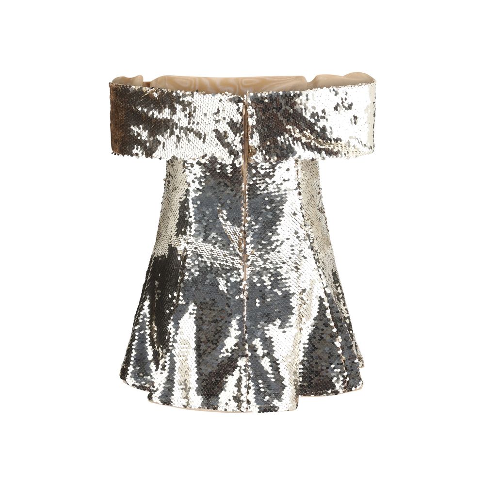 Off-shoulder mini Dress Self-Portrait
