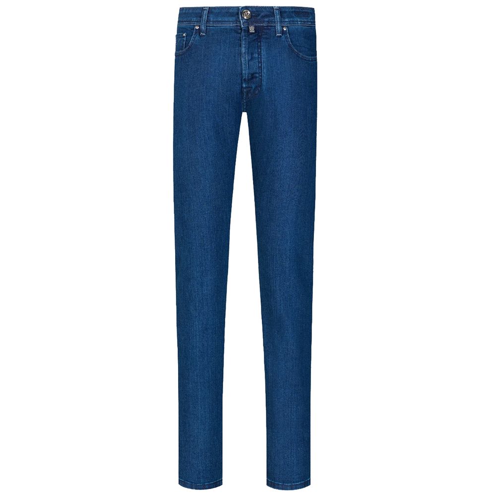 Blue Cotton Men's Jeans Jacob Cohen