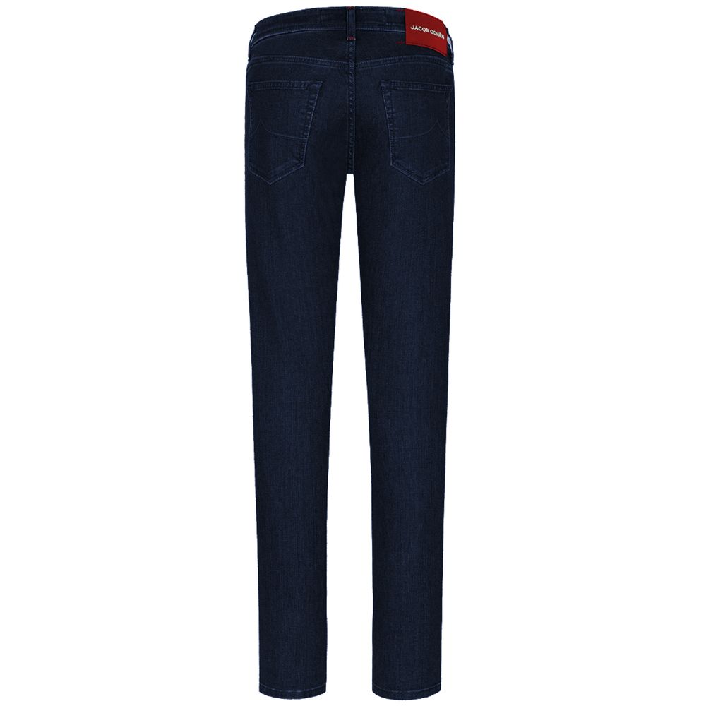 Blue Cotton Men Regular Fit Jean Jacob Cohen