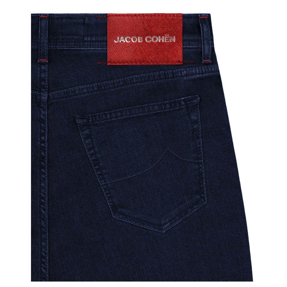 Blue Cotton Men Regular Fit Jean Jacob Cohen