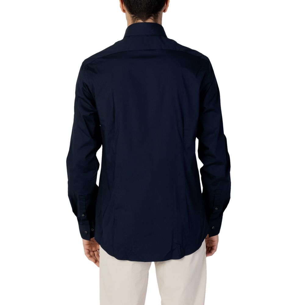 Blue Cotton Shirt Calvin Klein