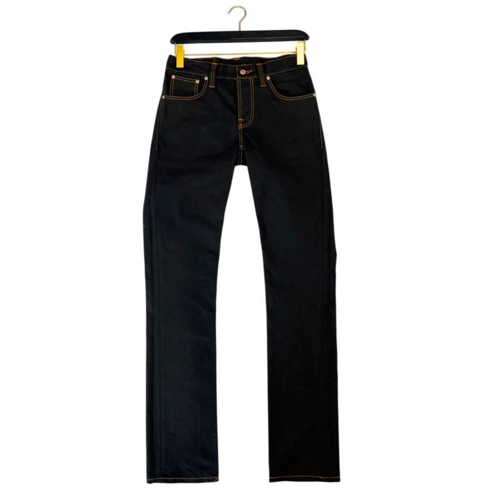 Black Cotton Men's Jean Nudie Jeans