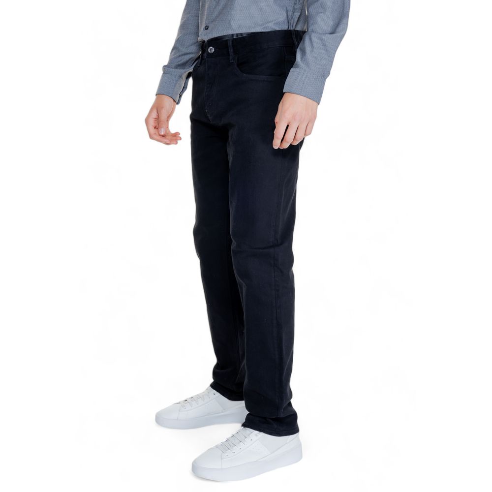 Black Cotton Skinny Pant Armani Exchange