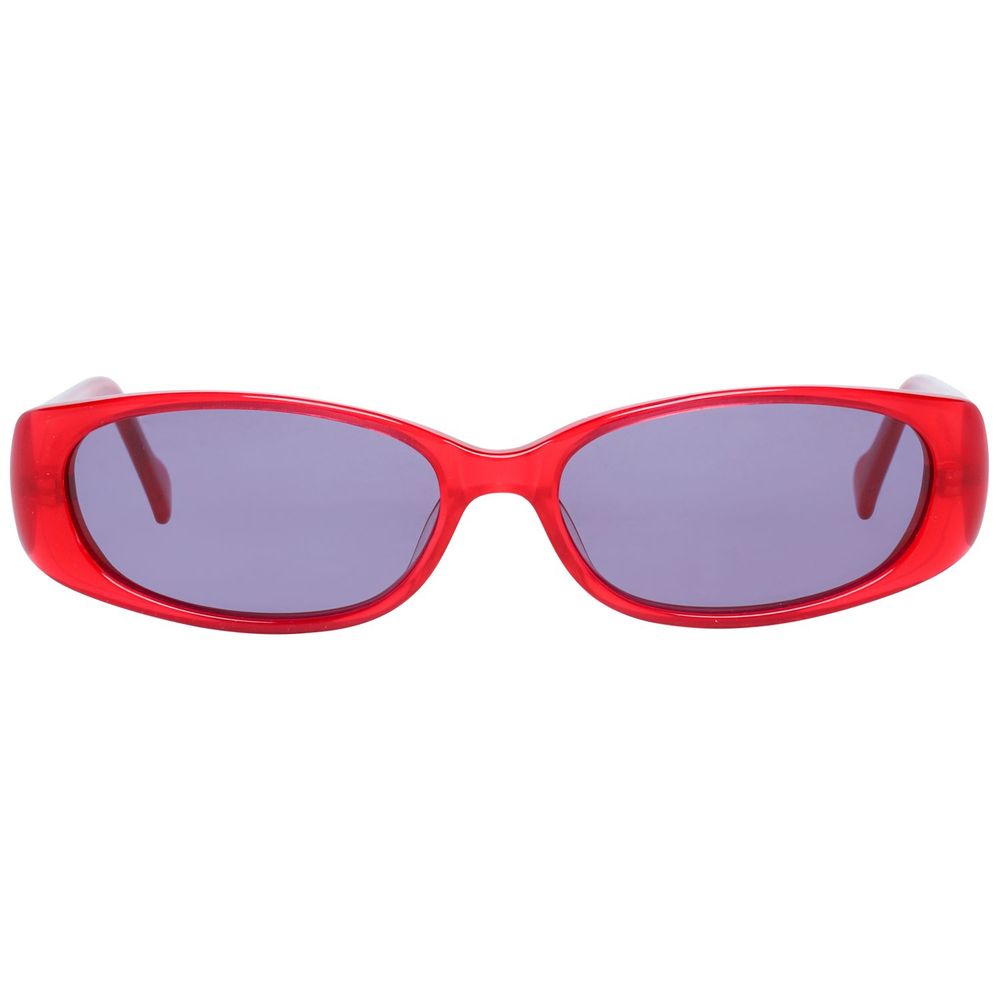 Red Plastic Sunglasses More & More