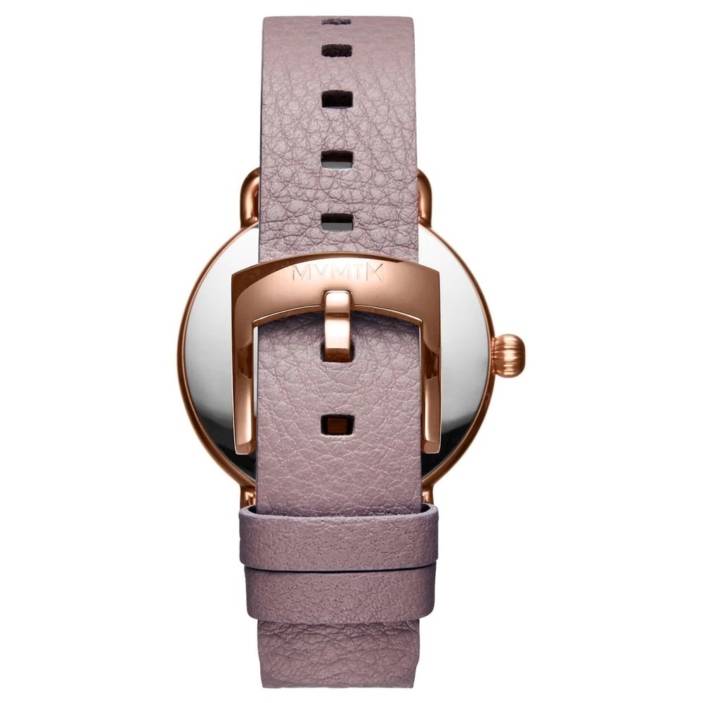 Purple Leather Watch MVMT