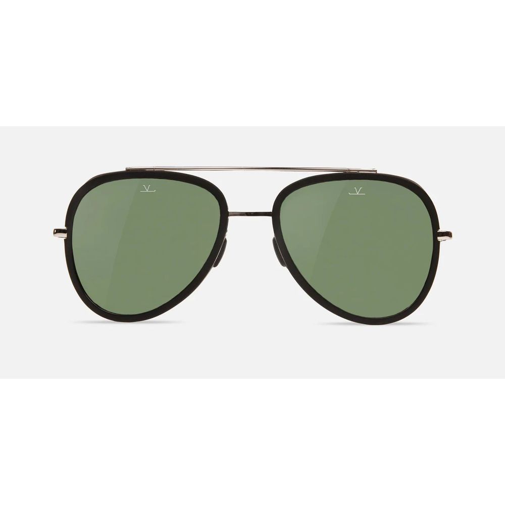 Black Stainless Steel Sunglasses Vuarnet