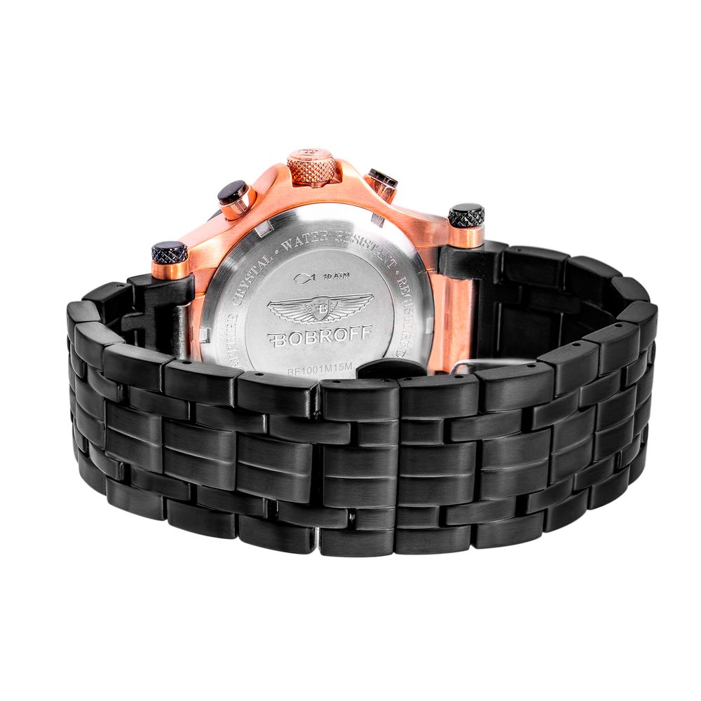 Black Stainless Steel Watch Bobroff