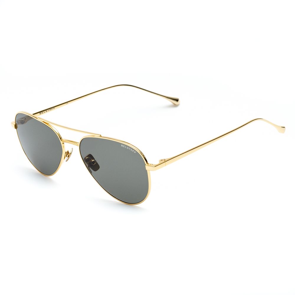 Brown Stainless Steel Sunglasses Belstaff