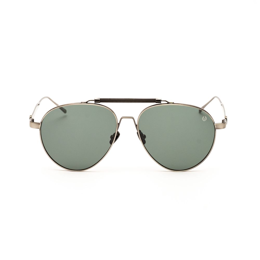 Gray Stainless Steel Sunglasses sunglasses Belstaff