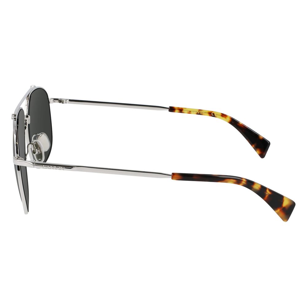 Gray Metal Sunglasses Lanvin