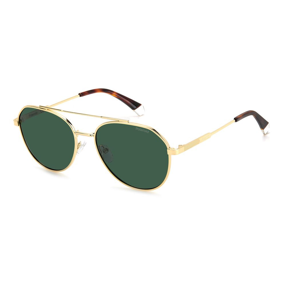 Gold Stainless Steel Sunglasses Polaroid