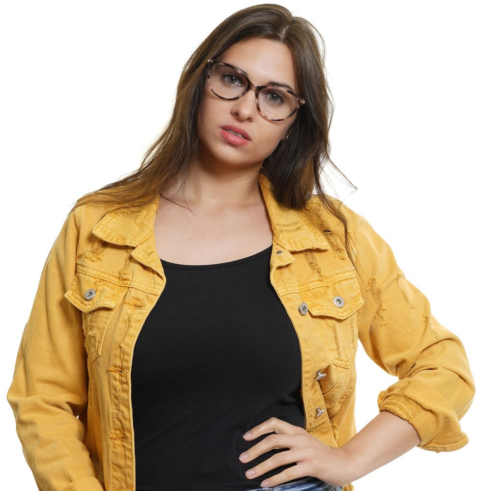 Pink Women Glasses Frame Emilio Pucci