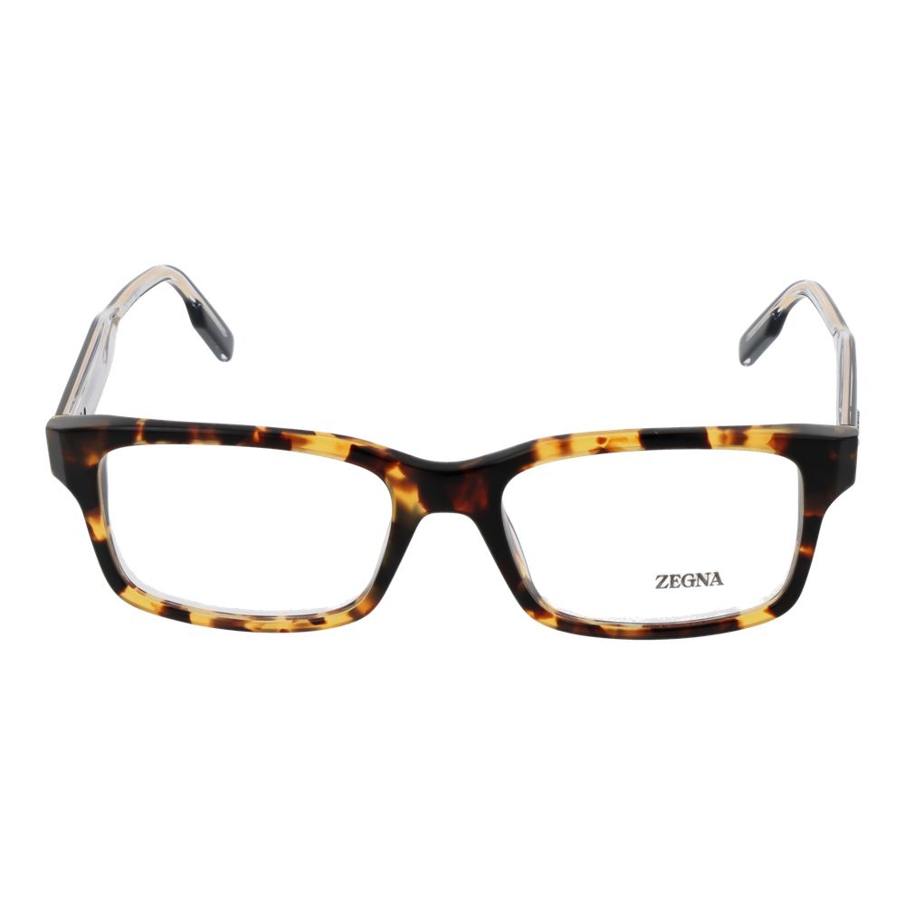 Brown Men Glasses Frame Ermenegildo Zegna