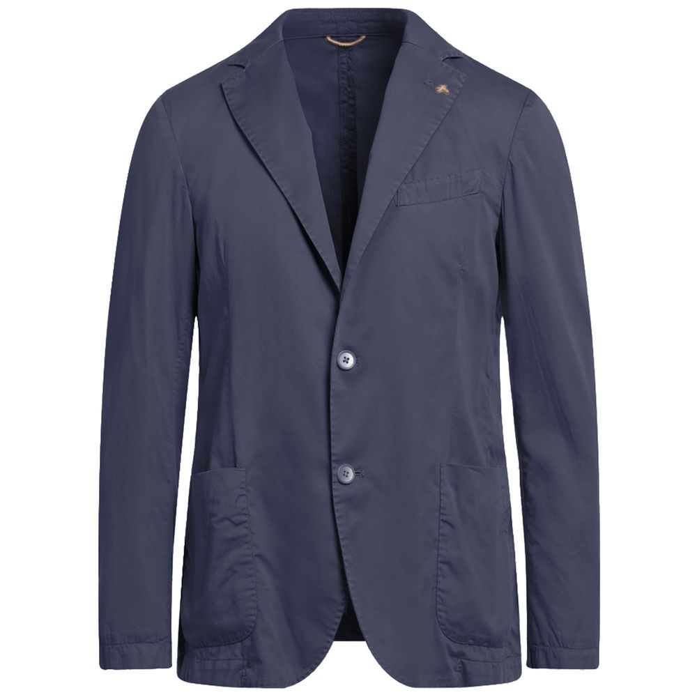 Blue Cotton Blazer AT.P.CO