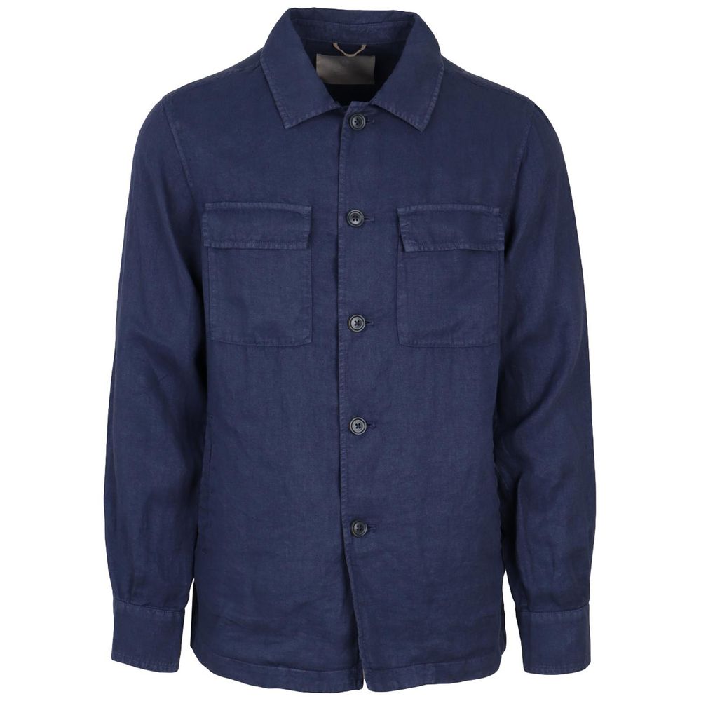 Blue Linen Shirt AT.P.CO