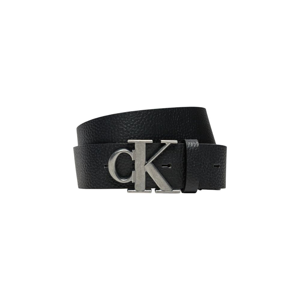 Black Leather Belt Calvin Klein Jeans