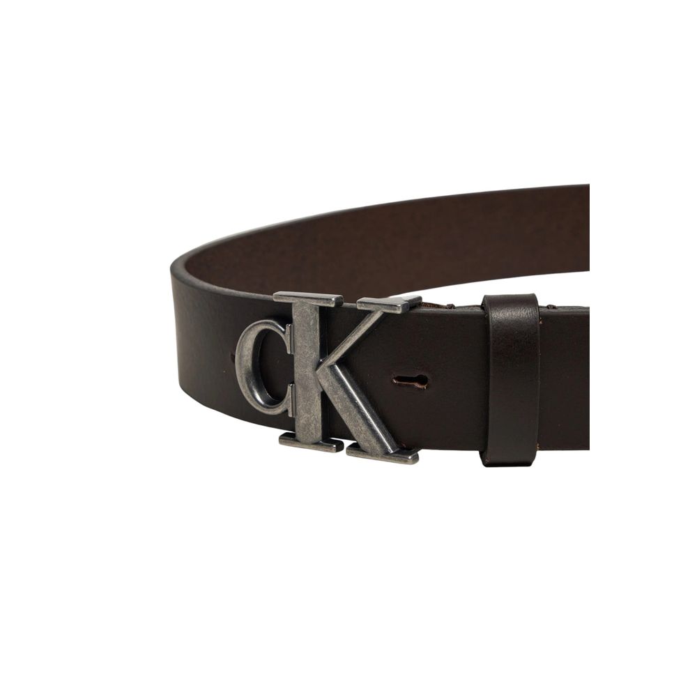 Brown Leather Belt Calvin Klein Jeans
