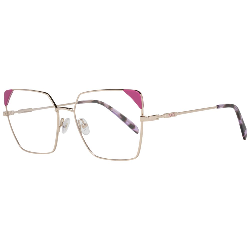 Rose Gold Women Glasses Frame Emilio Pucci