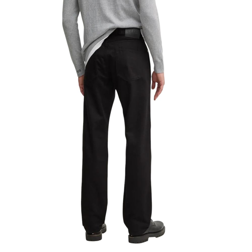 Black Cotton Relaxed Fit Jean Calvin Klein Jeans