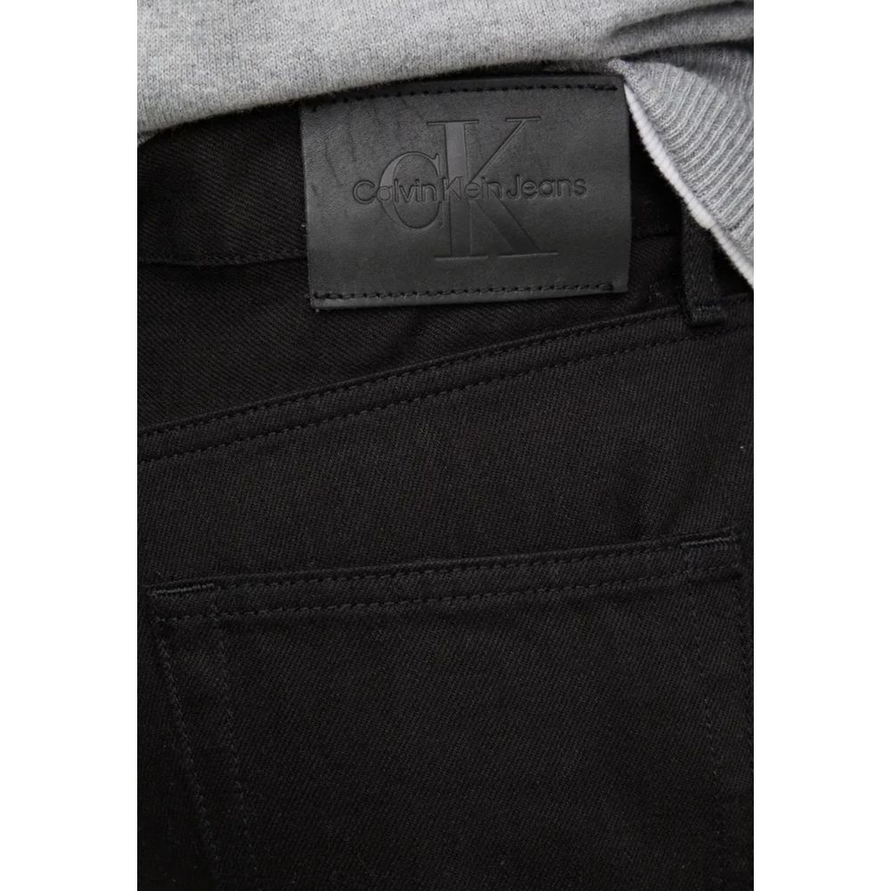 Black Cotton Relaxed Fit Jean Calvin Klein Jeans