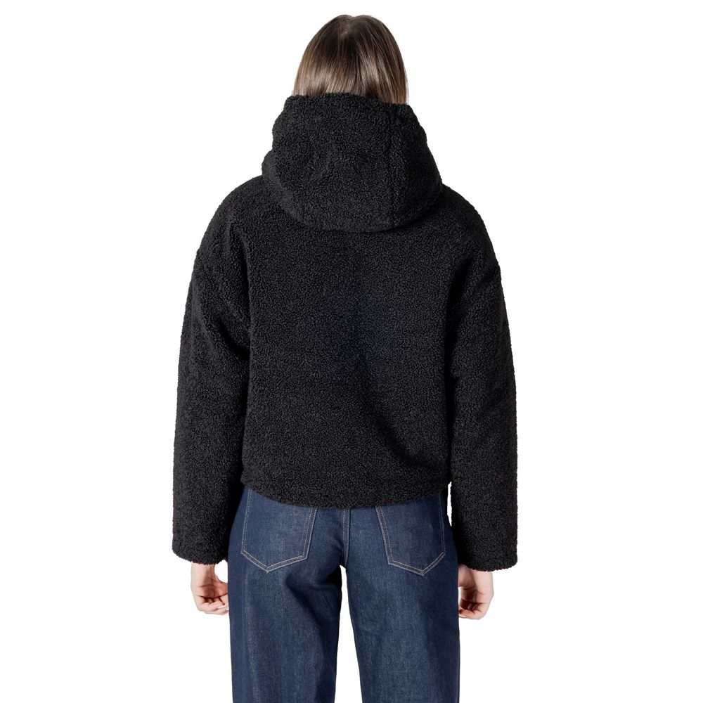 Black Polyester Coat Calvin Klein Jeans