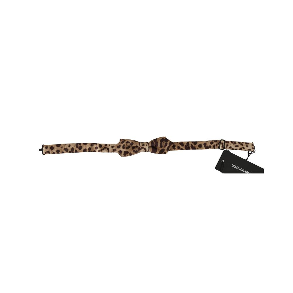Brown Silk Ties & Bowty Dolce & Gabbana