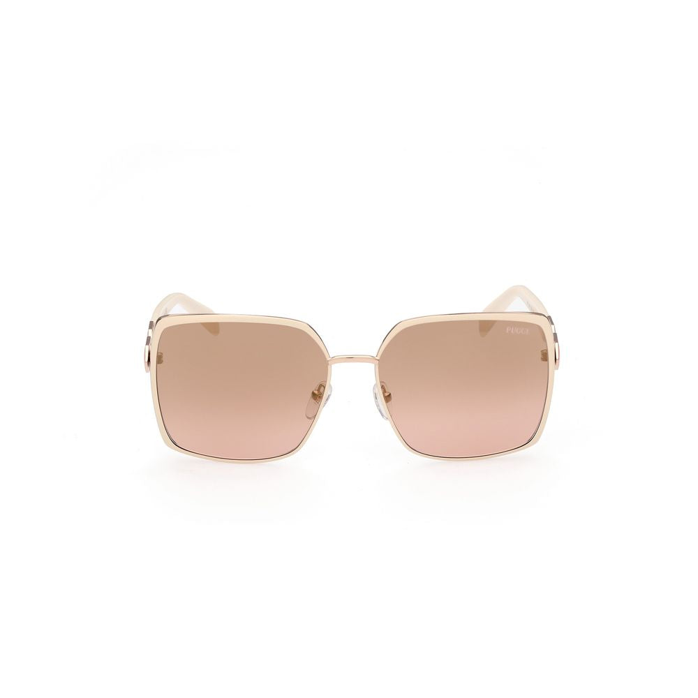 White Metal Sunglasses Emilio Pucci