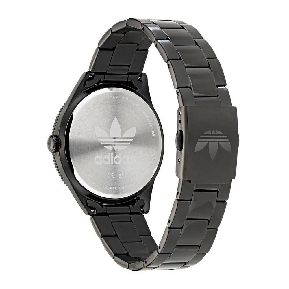Black Stainless Steel Watch Adidas