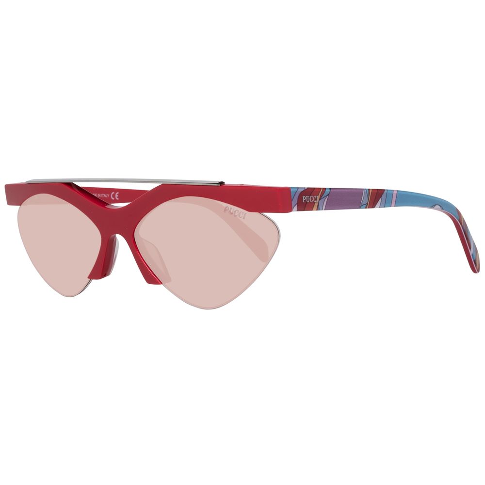Red Metal Sunglasses Emilio Pucci