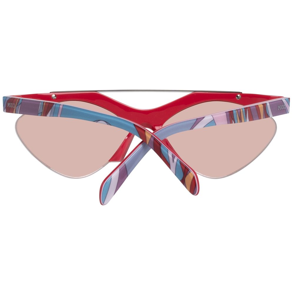 Red Metal Sunglasses Emilio Pucci