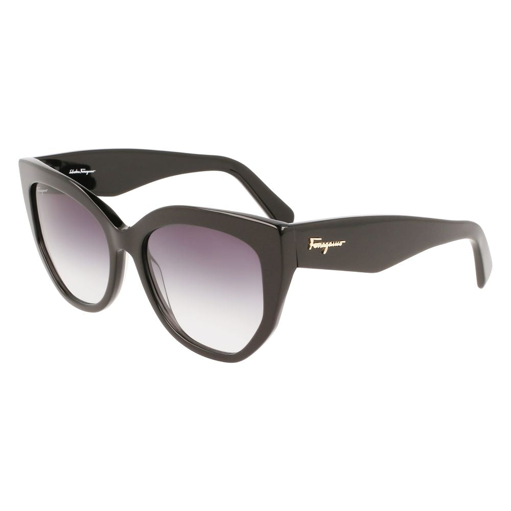 Black Acetate Sunglasses Ferragamo