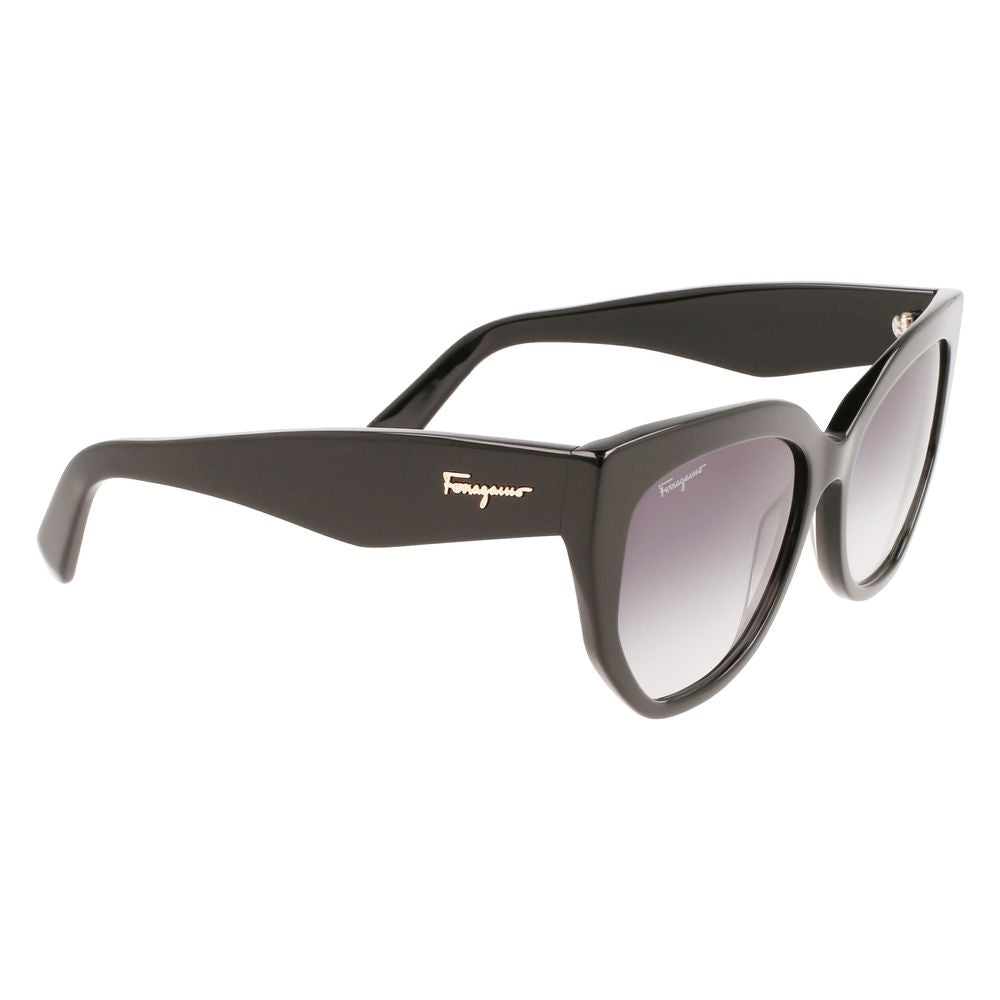 Black Acetate Sunglasses Ferragamo