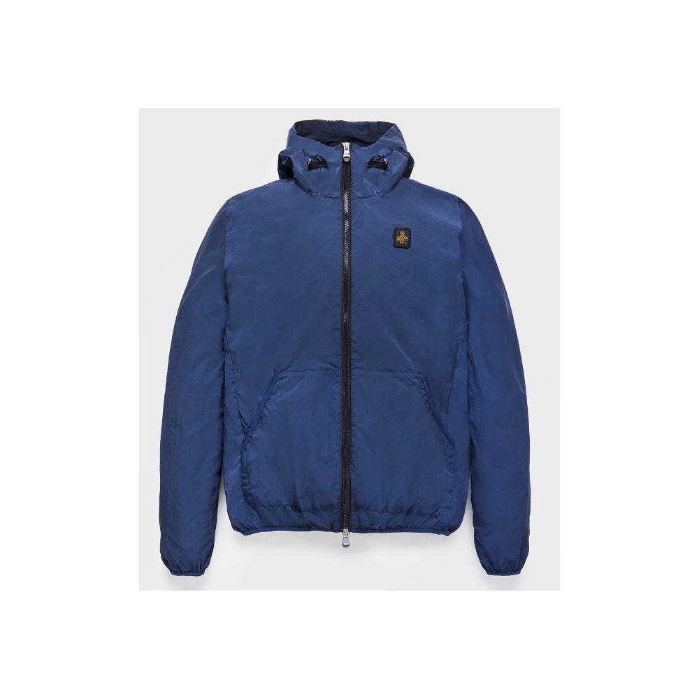 Blue Polyamide Men's Summer Jacket Refrigiwear