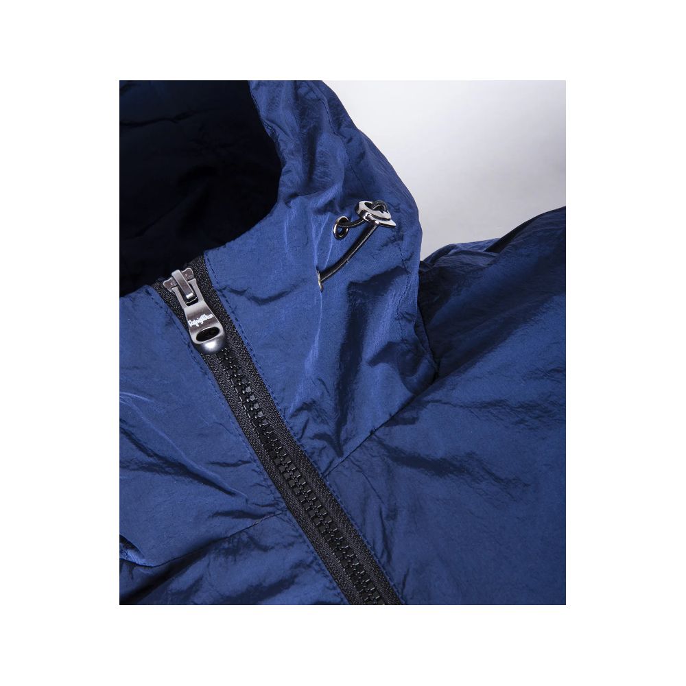 Blue Polyamide Men's Summer Jacket Refrigiwear