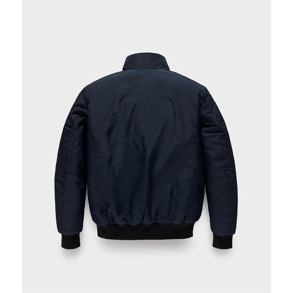 Blue Polyamide Men's Jacket Refrigiwear