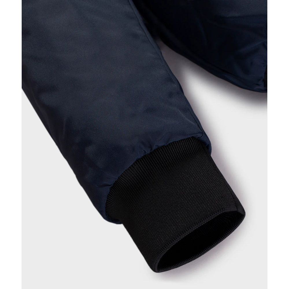 Blue Polyamide Men's Jacket Refrigiwear