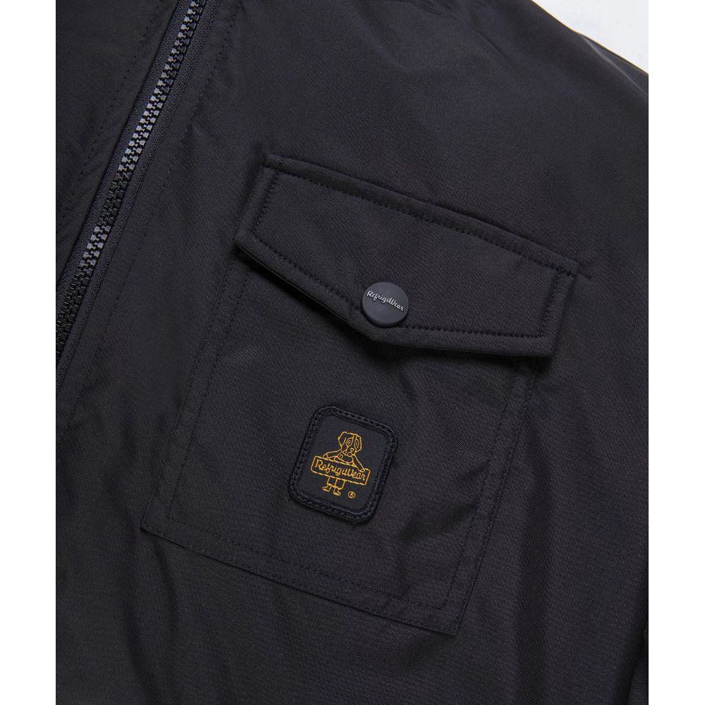 Black Nylon Men's Jacket Refrigiwear